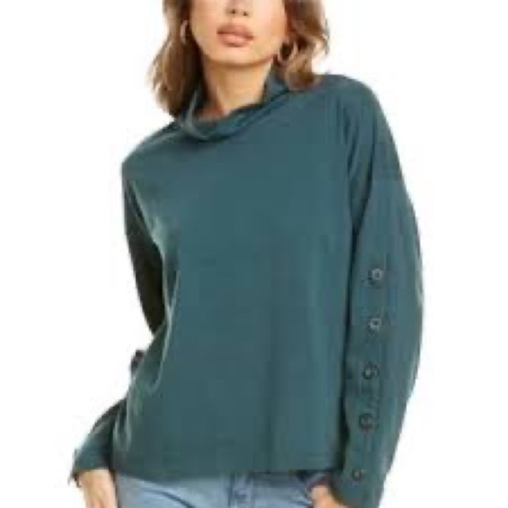 Madewell mock neck top